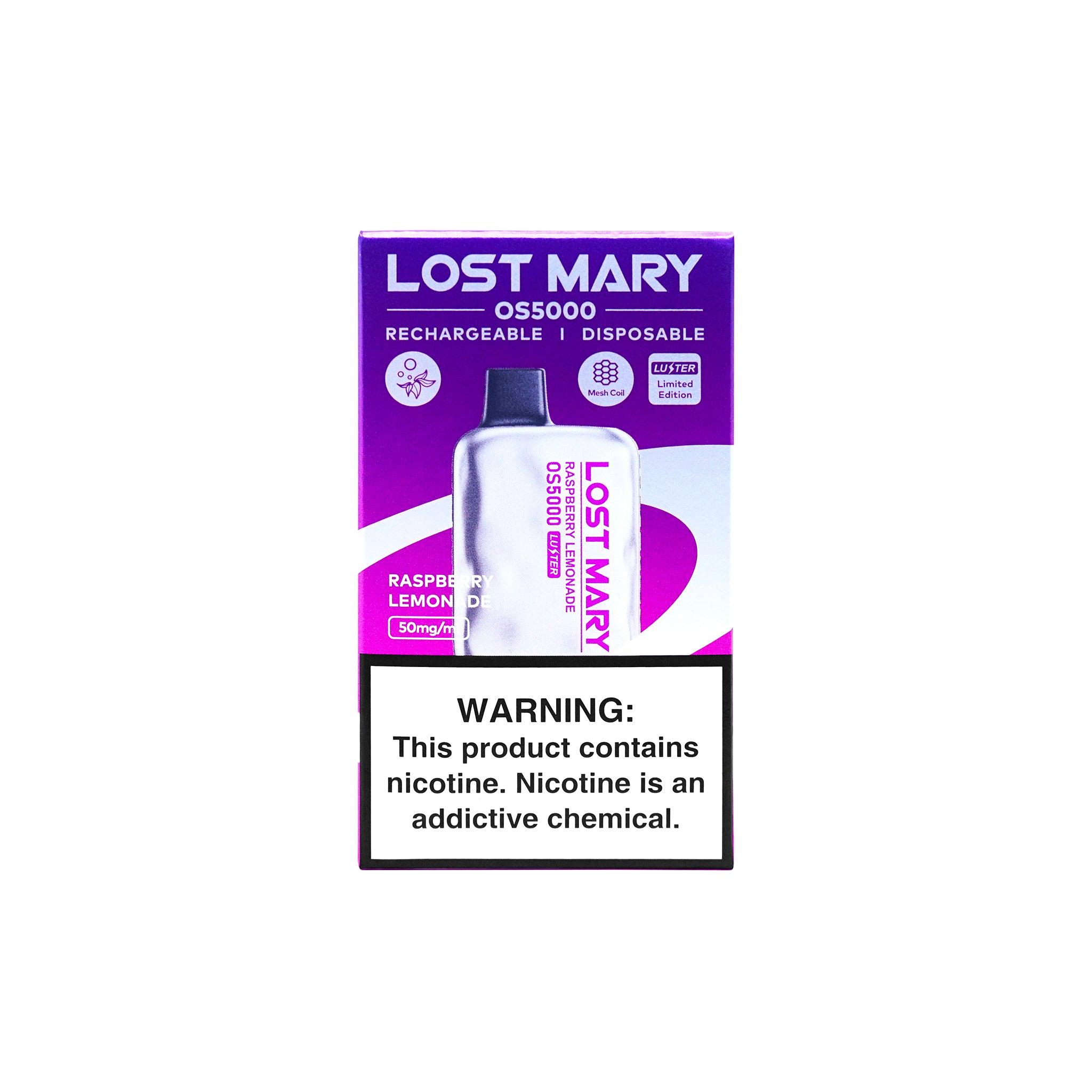 como se fuma el vaper LOST MARY VAPE DEVICE OS5000