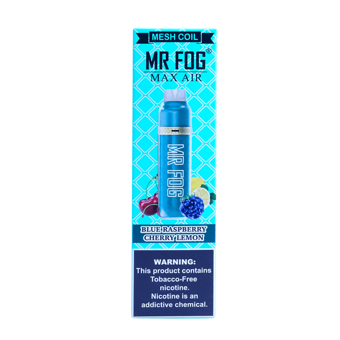 MR FOG MAX PRO 2000 PUFFS BLUE RASPBERRY CHERRY - Mr Fog - Enjoy