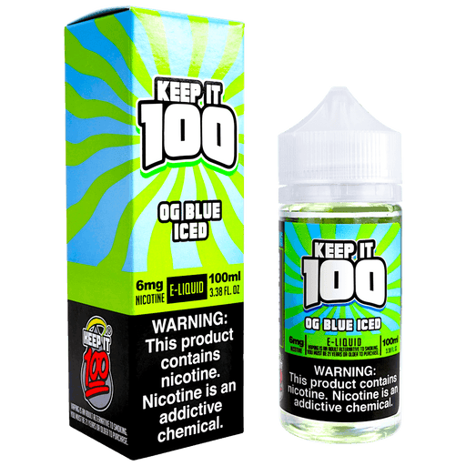 OG Blue ICED by Keep It 100 E-Liquid (100ml) - Eliquidstop