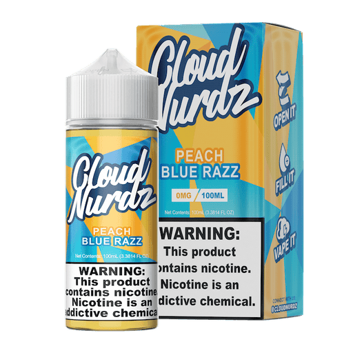 Peach Blue Razz By Cloud Nurdz E-Liquid (100ml)(ON SALE) - Eliquidstop