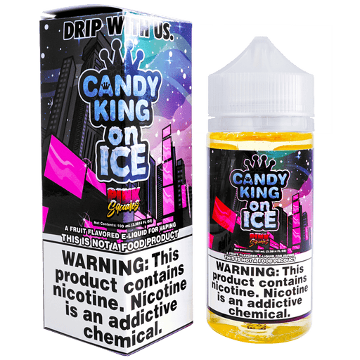 Pink Squares on ICE by Candy King E-Liquid (100ml) - Eliquidstop