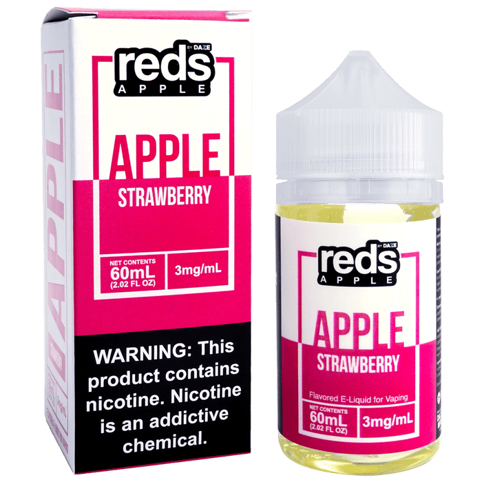 Reds Apple Strawberry by 7 Daze E-Liquid (60ml) (ON SALE) - Eliquidstop