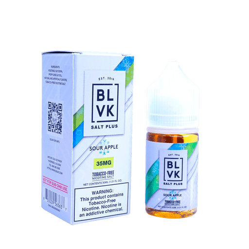 Sour Apple ICE Plus TFN Salt Nic by BLVK Premium E-liquids (30ml) - Eliquidstop