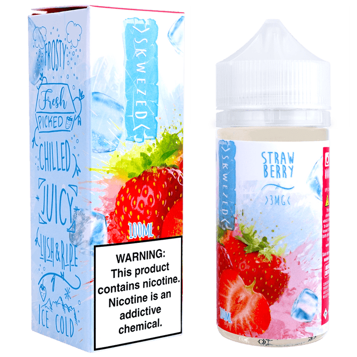 Strawberry ICED by Skwezed E-liquid (100ml) - Eliquidstop