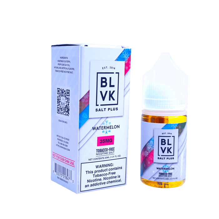 Watermelon ICE Plus TFN Salt Nic by BLVK Premium E-liquids (30ml) - Eliquidstop